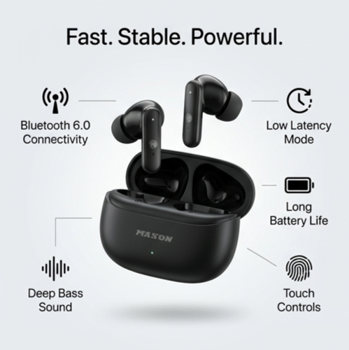 M306 HYPER Wireless Earbuds (Bluetooth 6.0 | Classic Series | Low Latency)