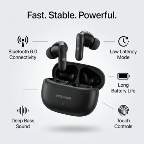 M306 HYPER earbuds with 2000-hour standby charging case – Urban Gear Pakistan