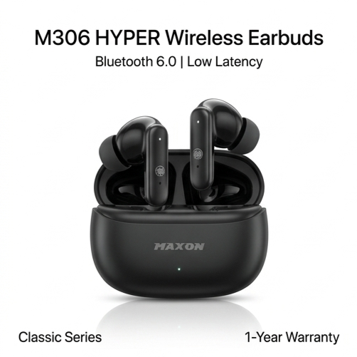 M306 HYPER Wireless Earbuds (Bluetooth 6.0 | Classic Series | Low Latency)