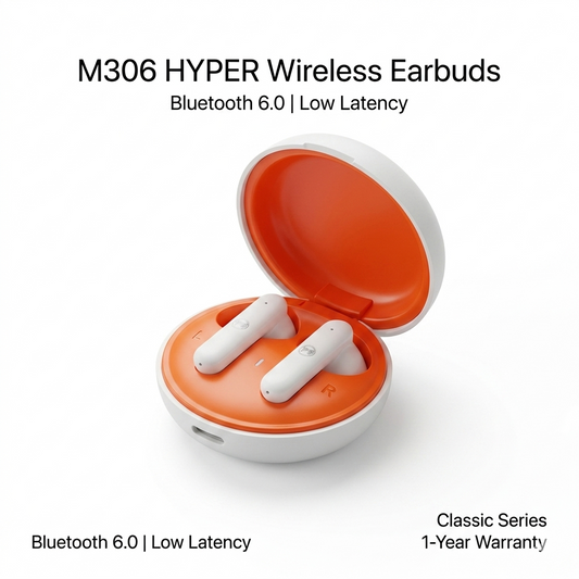 M305 HARMONY Wireless Earbuds (Bluetooth 5.4 | Classic Series | Low Latency)