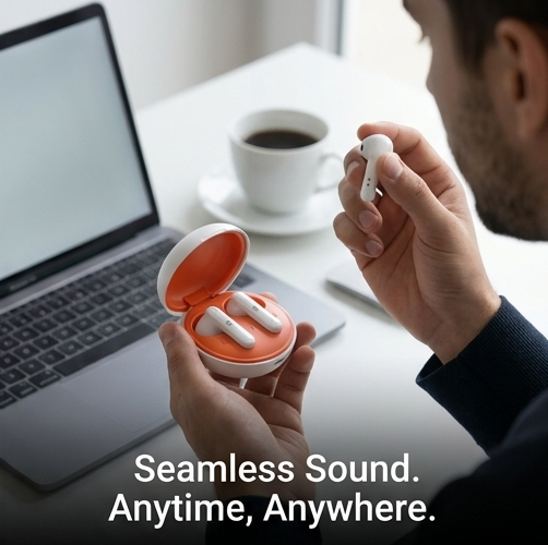 M305 HARMONY Wireless Earbuds (Bluetooth 5.4 | Classic Series | Low Latency)