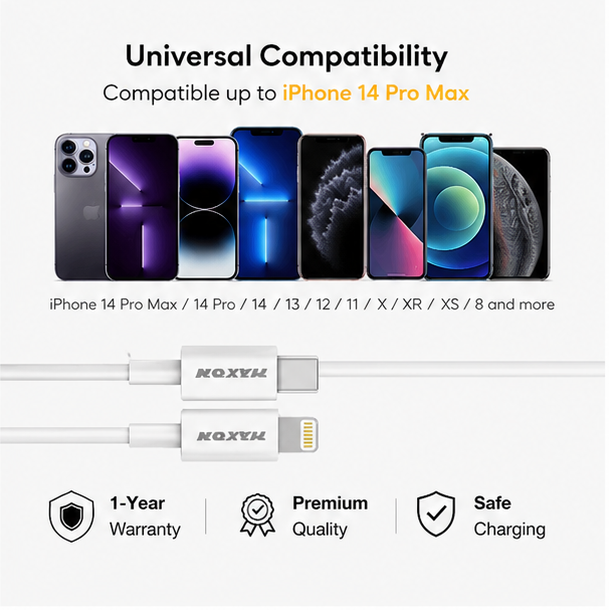 T-100 20W Fast Charger for iPhone (Type-C Power Adapter)