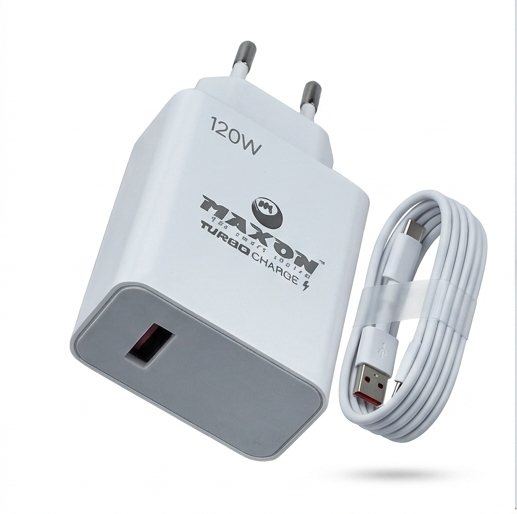 T-300 120W Turbo Fast Charger (USB-C Hyper Power Adapter for Xiaomi & Redmi)